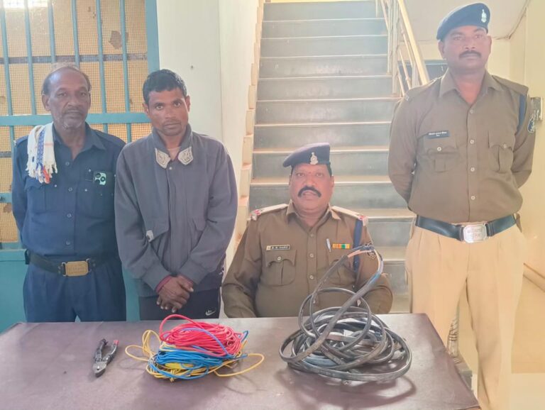 किसान की हत्या करने वाले आरोपी पिता पुत्र को पुलिस ने किया गिरफ्तार