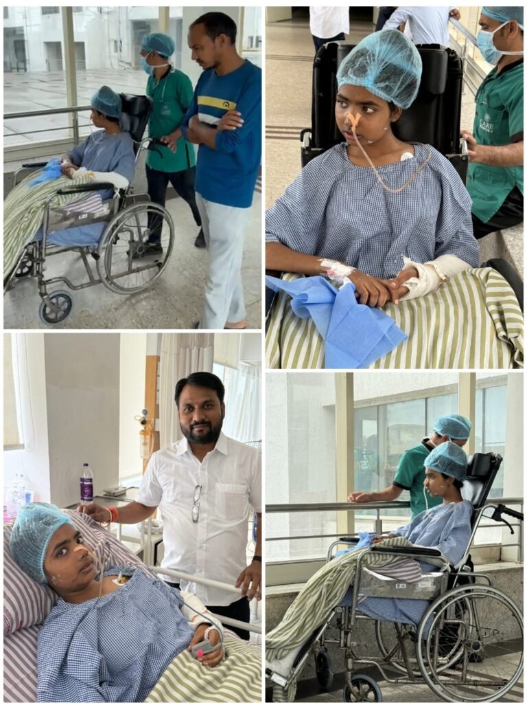 छात्रा की जबड़े की सफल सर्जरी, अब खतरे से बाहर — स्कूल प्रबंधन ने उठाया इलाज का पूरा खर्चा