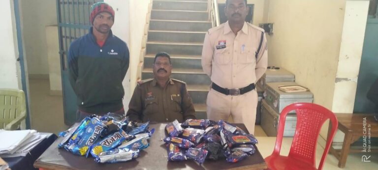 किराना दुकान में सेंधमारी कर चोरी करने वाला आरोपी गिरफ्तार, तखतपुर पुलिस की त्वरित कार्रवाई